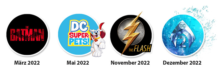 Warner Bros. Consumer Products DC Theatrical Ausblick 2022